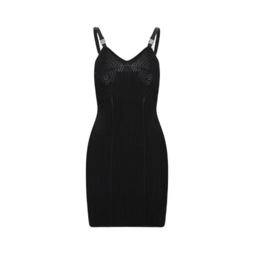 Ribbed Knit Mini Dress