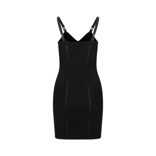 Ribbed Knit Mini Dress
