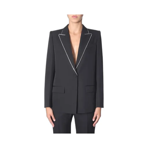 Blazer With Crystal Embellishment