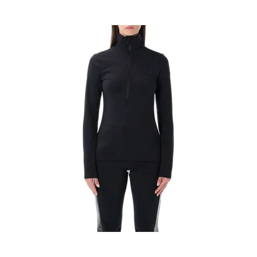 Long-Sleeved High-Neck Top With Zip