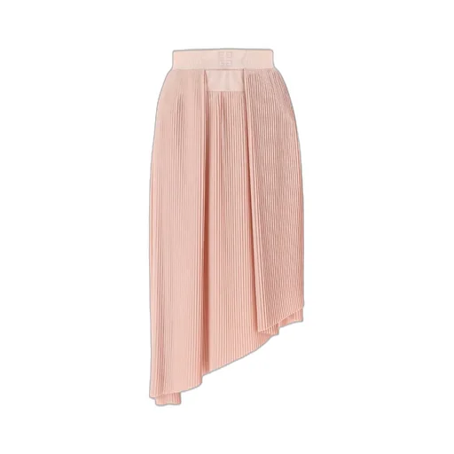 Pleated Asymmetrical Skirt