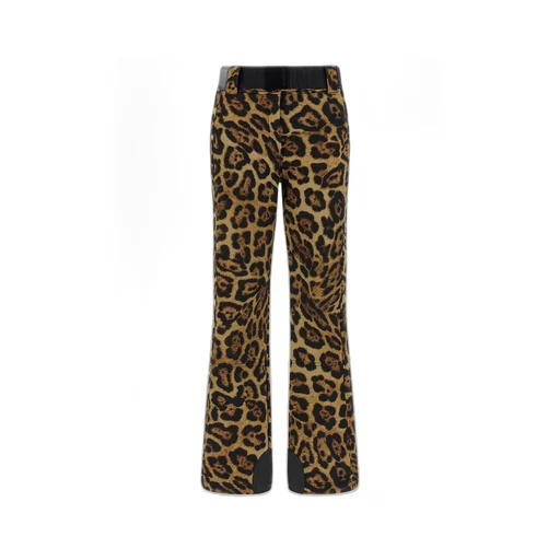 Leopard Print Ski Pants