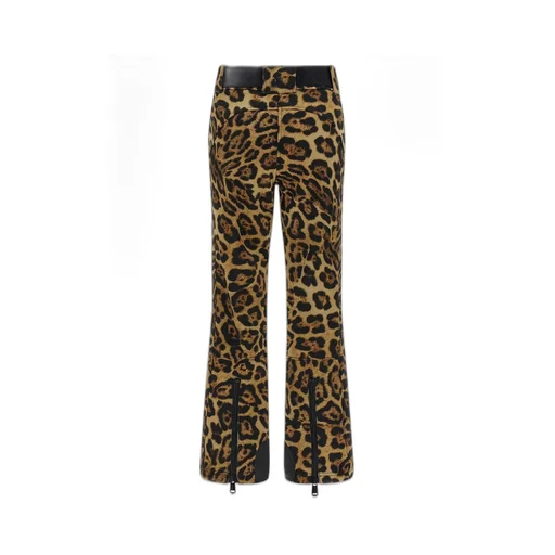 Leopard Print Ski Pants