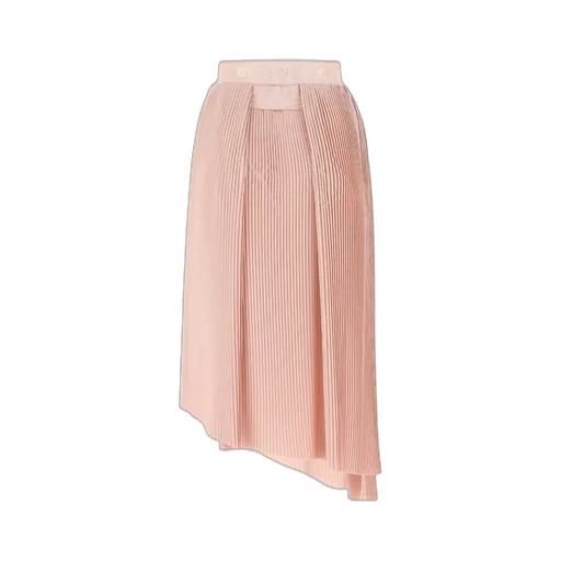 Pleated Asymmetrical Skirt