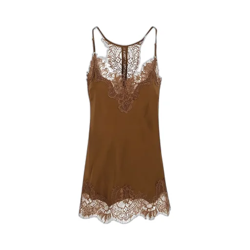 Lace Trim Slip Dress
