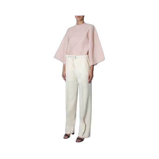 High-Waisted Tailored Trousers
