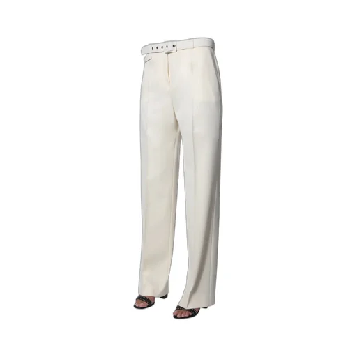 High-Waisted Tailored Trousers