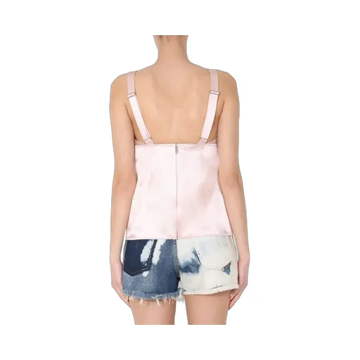 V-Neck Satin Camisole Top