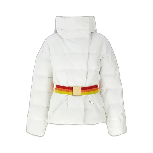 Puffer Jacket With Belt