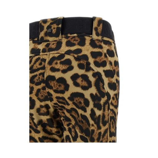 Leopard Print Ski Pants