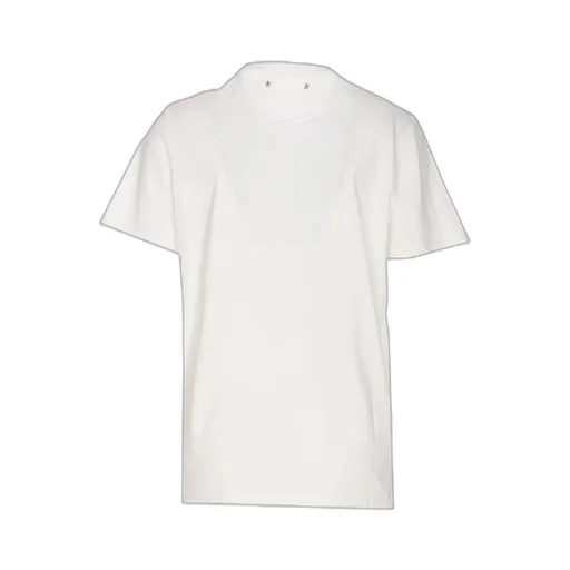 T-Shirt With Crystal Collar
