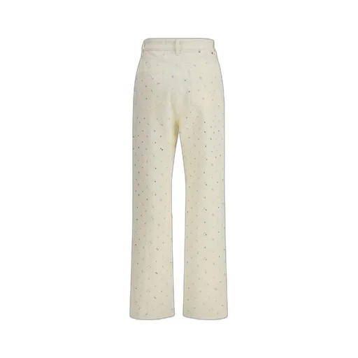 Embellished Wide-Leg Jeans
