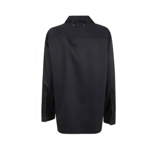 Shirt With Embellished Collar And Cuffs