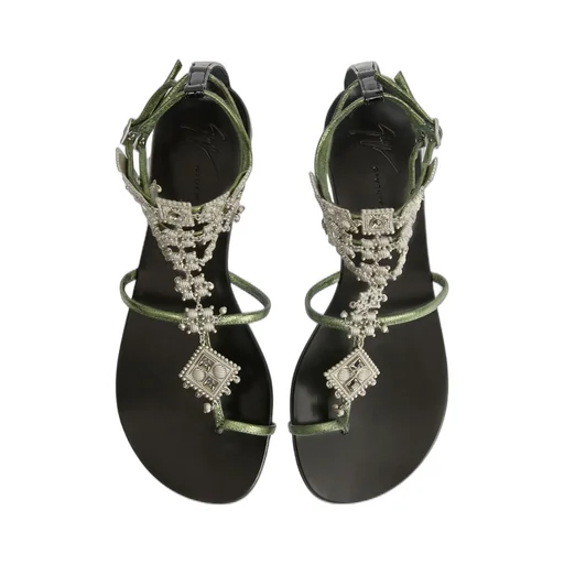 Embellished Gladiator Sandals