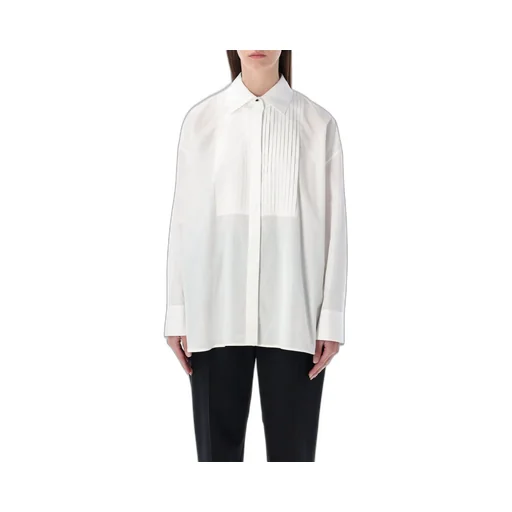 Pleated Bib Shirt