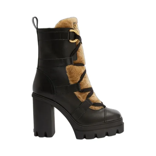 Platform Lace-Up Boots