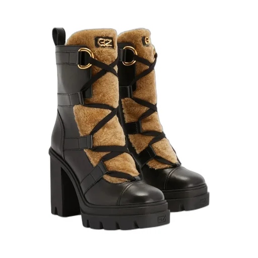 Platform Lace-Up Boots