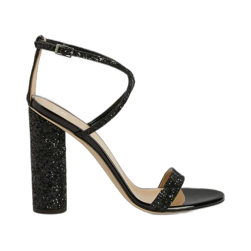 Sparkling Block Heel Sandals