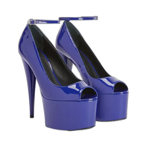 Peep-Toe Platform Heels