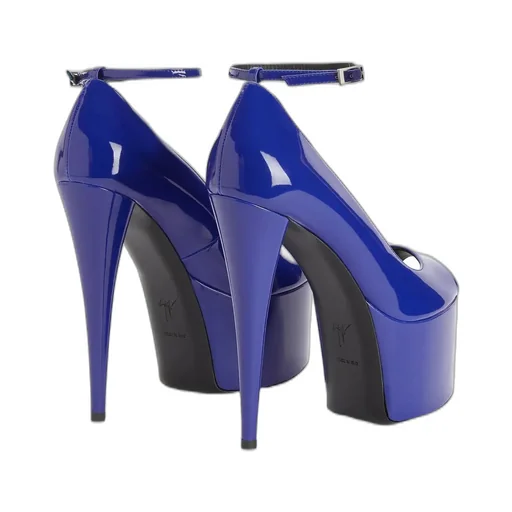 Peep-Toe Platform Heels
