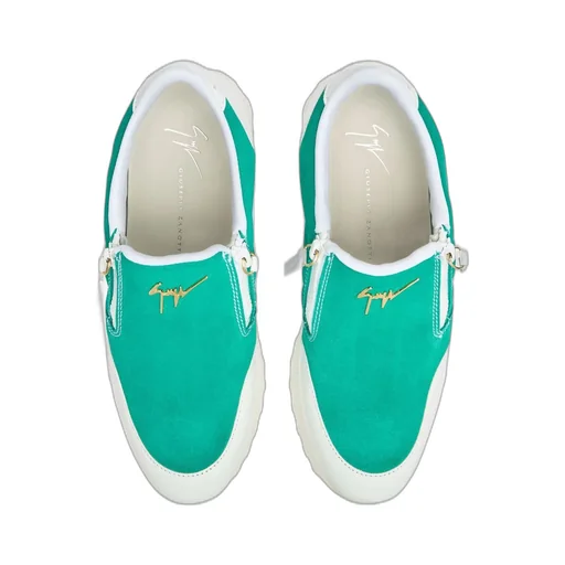 Low-Top Sneakers With Side Zip