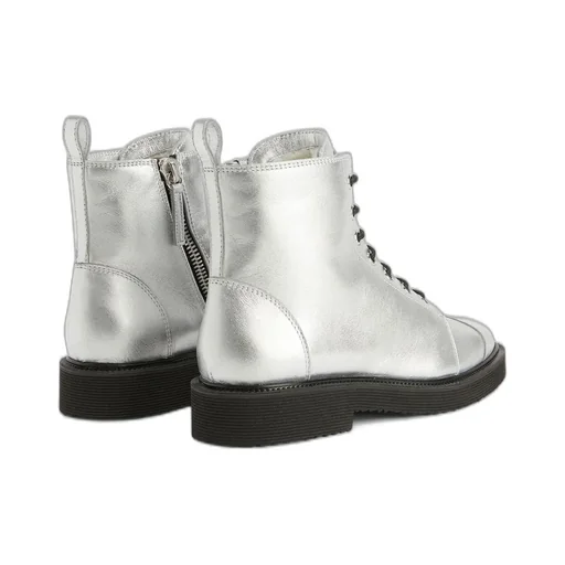 Cap Toe Lace-Up Boots