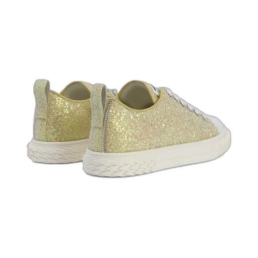 Low-Top Glitter Sneakers