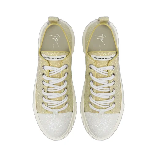 Low-Top Glitter Sneakers