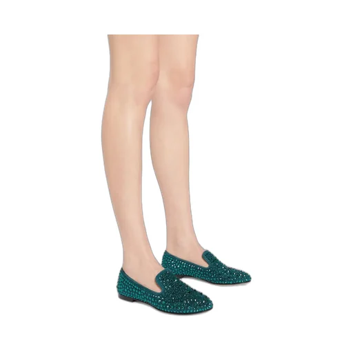 Embellished Loafers