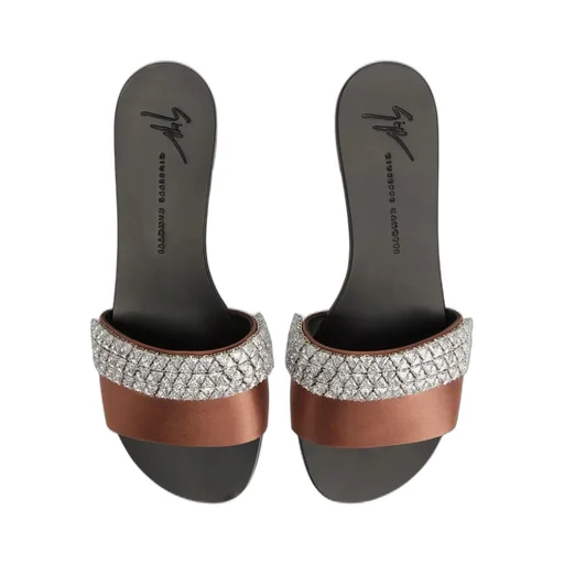 Embellished Slide Sandals