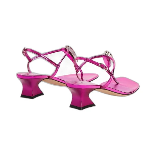 Thong Sandals With Jewel Embellishment