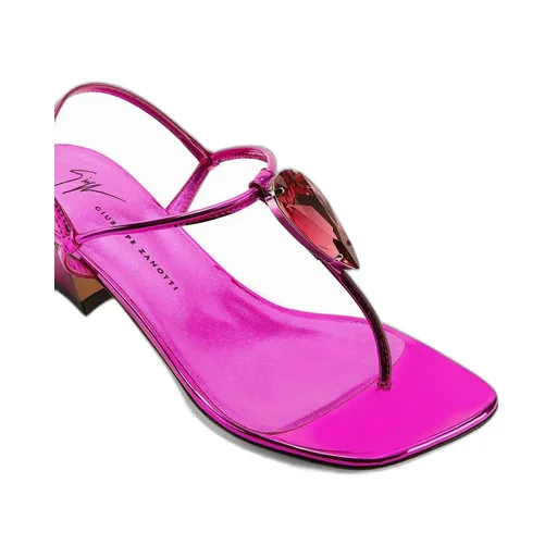 Thong Sandals With Jewel Embellishment