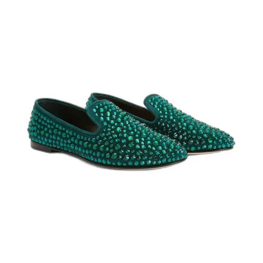 Embellished Loafers