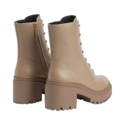 Lace-Up Platform Boots