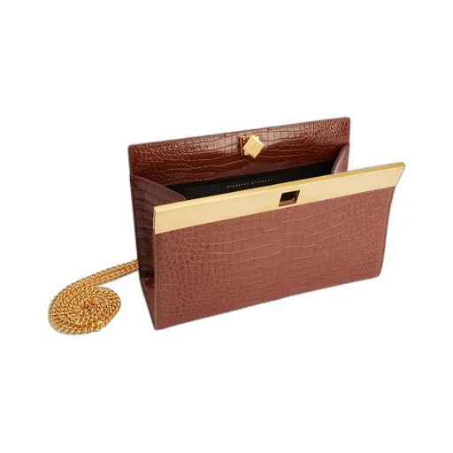Crocodile Embossed Clutch