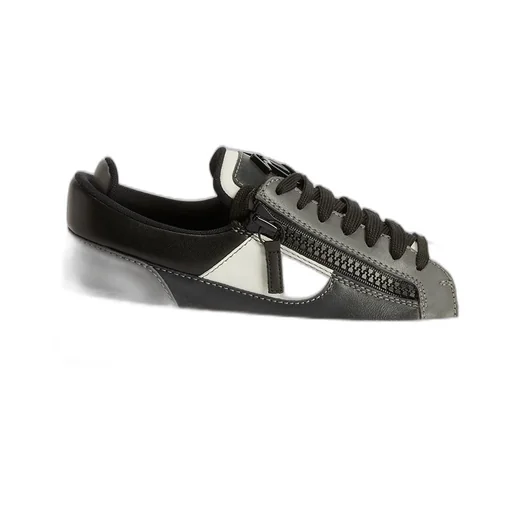 Low-Top Sneakers With Zip Detail