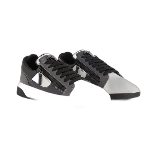 Low-Top Sneakers With Zip Detail