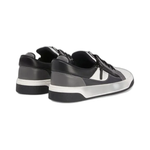 Low-Top Sneakers With Zip Detail