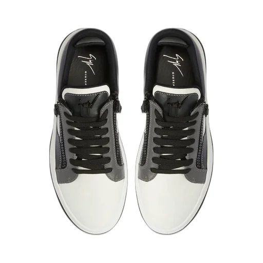 Low-Top Sneakers With Zip Detail