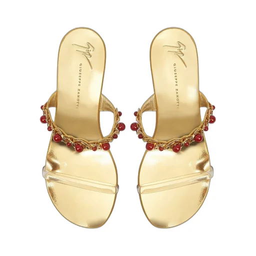 Mules With Embellished Strap