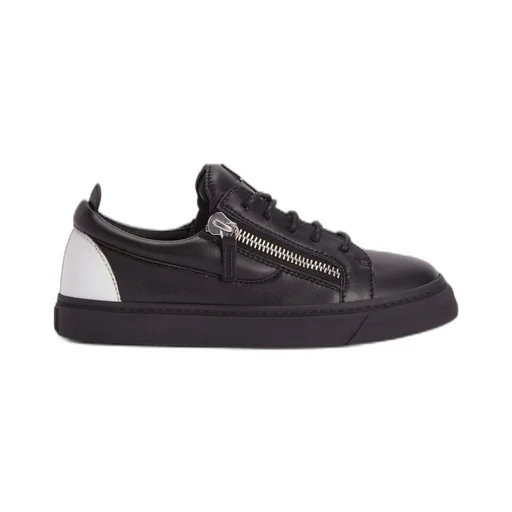Low-Top Sneakers With Side Zip