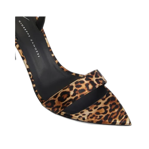 Leopard Print Slingback Sandals