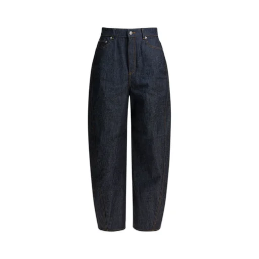 High-Waisted Balloon Jeans