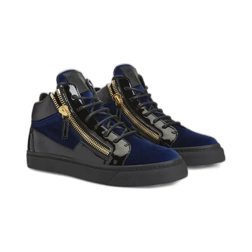 High-Top Sneakers With Side Zip