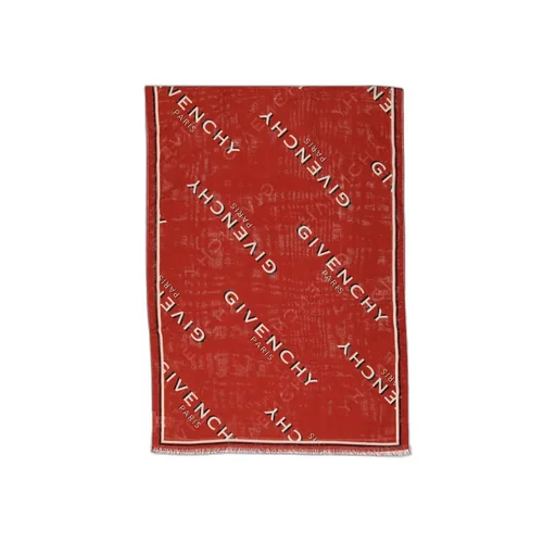 Scarf With All-Over Logo Print