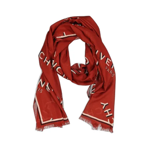 Scarf With All-Over Logo Print