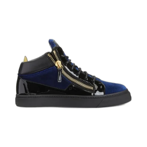 High-Top Sneakers With Side Zip