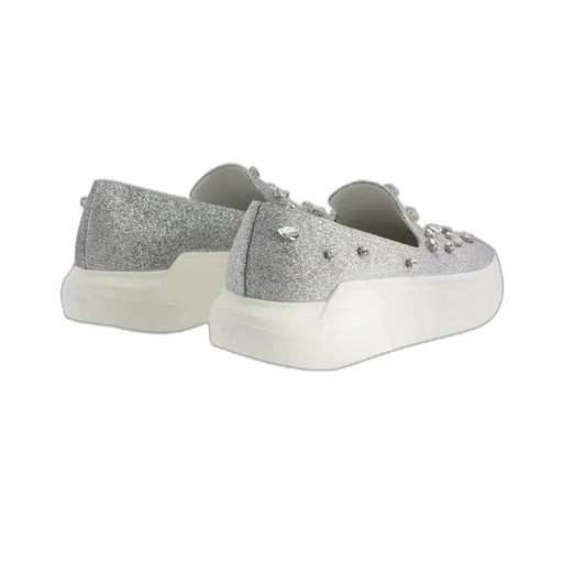 Slip-On Sneakers With Crystals