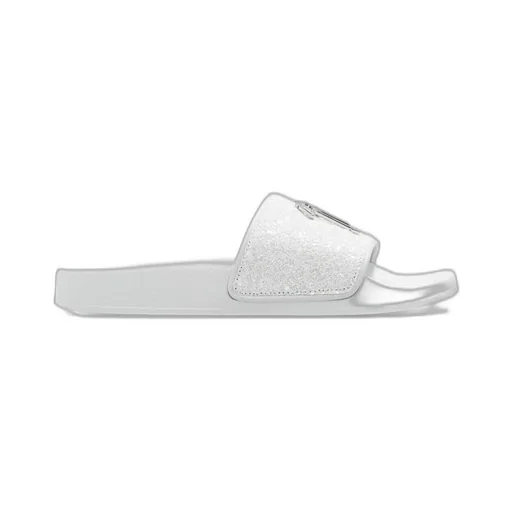 Slides With Glitter Strap