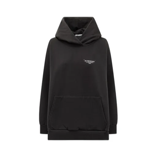 Logo Print Cotton Hoodie